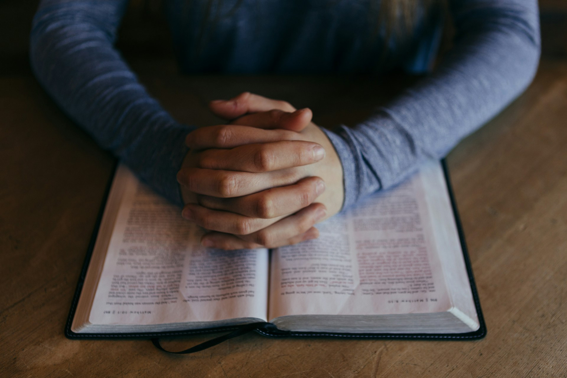 praying
